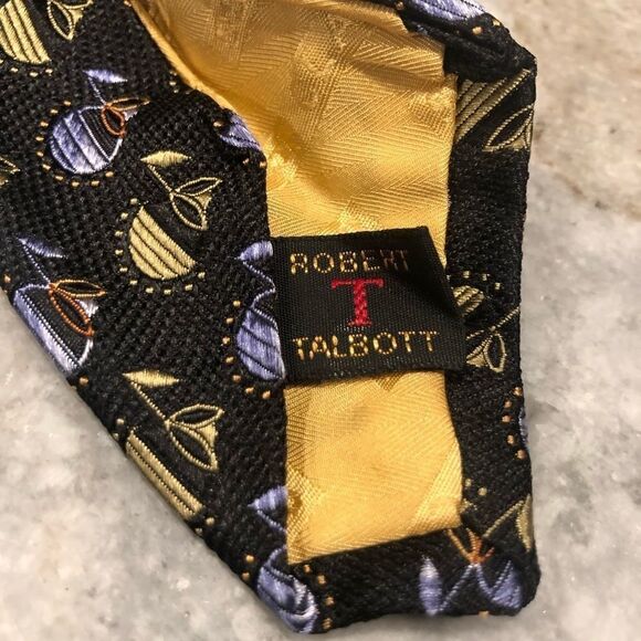 ROBERT TALBOTT Tie, black, Purple Gold - Picture 4 of 6